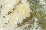 Quartz Crystal Cluster with Chalcopyrite - Morocco #137138-1